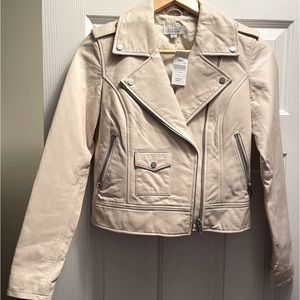 Barneys New York leather jacket. Brand new never worn.